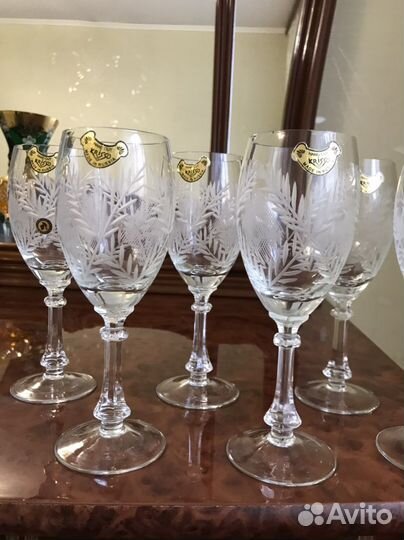 Фужеры хрустальные СССР