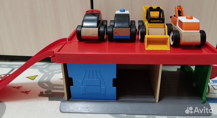 Парковка-гараж ikea+машинки