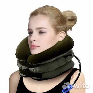 Надувной воротник для шеи вытягивающий