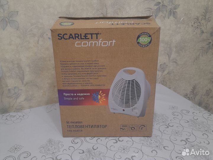 Обогреватель тепловентилятор Scarlett