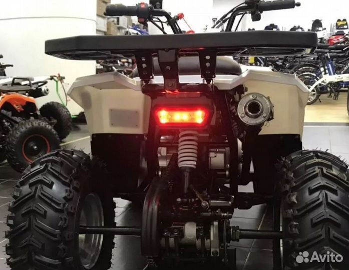 Квадроцикл ATV 110 Eagle бело-синий