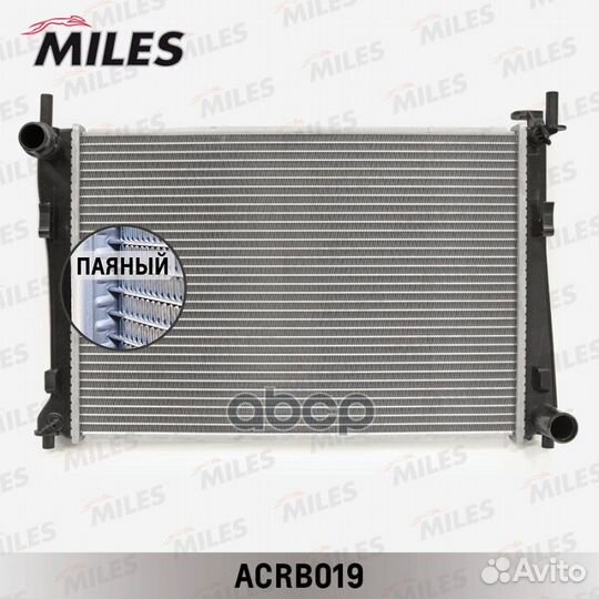 Радиатор ford fiesta/fusion 1.25-1.6 M/T 01- AC