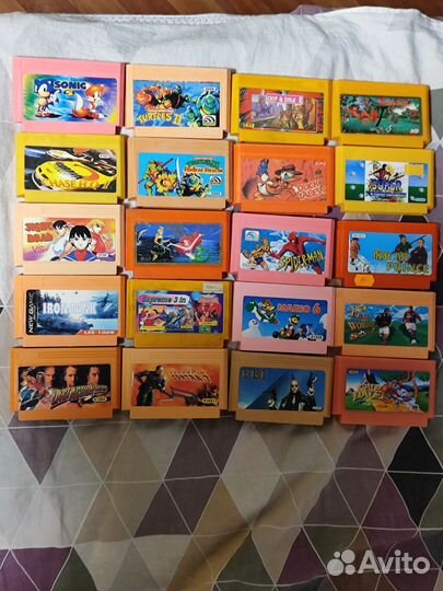 Картриджи dendy из 90х