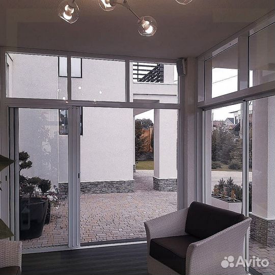 Алюминиевые окна для коттеджей, домов, балконов