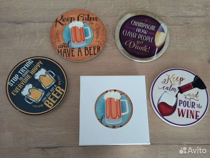 Набор подставок под кружки / стаканы