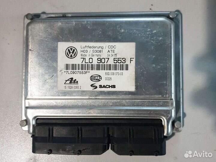 Блок управления пневмоподвески фольцваген туарег 1