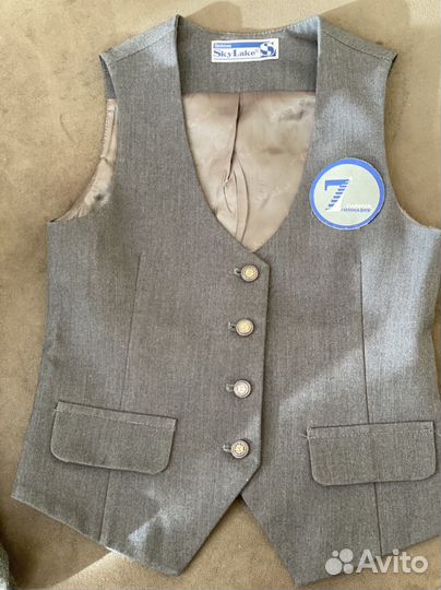 Жилетка для девочки школьная 140