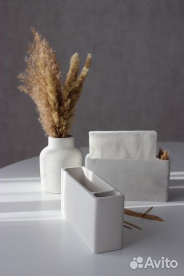 Салфетница из гипса