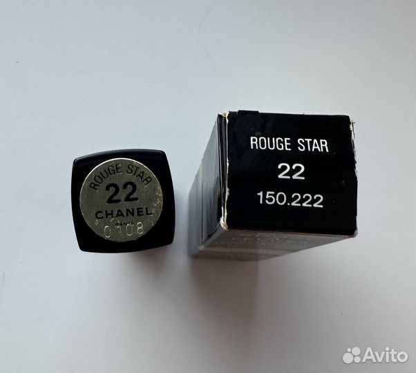 Chanel помада 22 rouge star винтаж