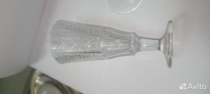 Хрустальные рюмки СССР богемия