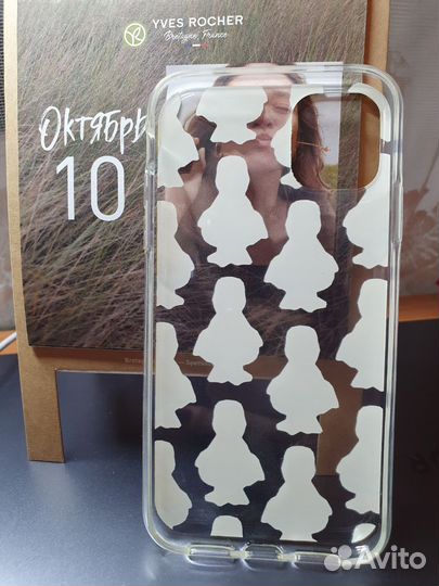 Чехол iPhone 11 с уточками прозрачный силиконовый