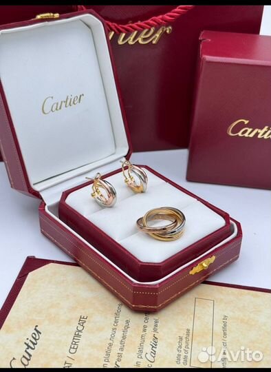 Женское кольцо cartier