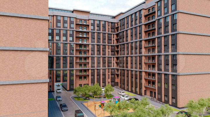 2-к. квартира, 77,3 м², 9/12 эт.