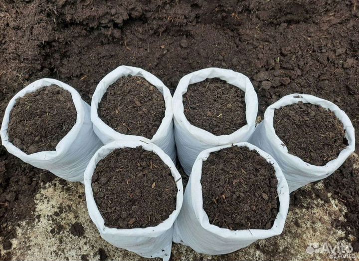 Навоз Конский в Мешках/Перегной/ Доставка