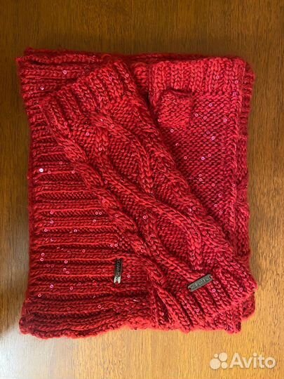 Шарф и митенки calvin klein