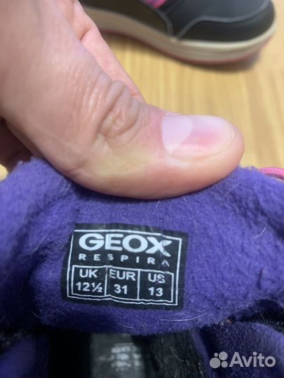 Ботинки для девочки зимние Geox