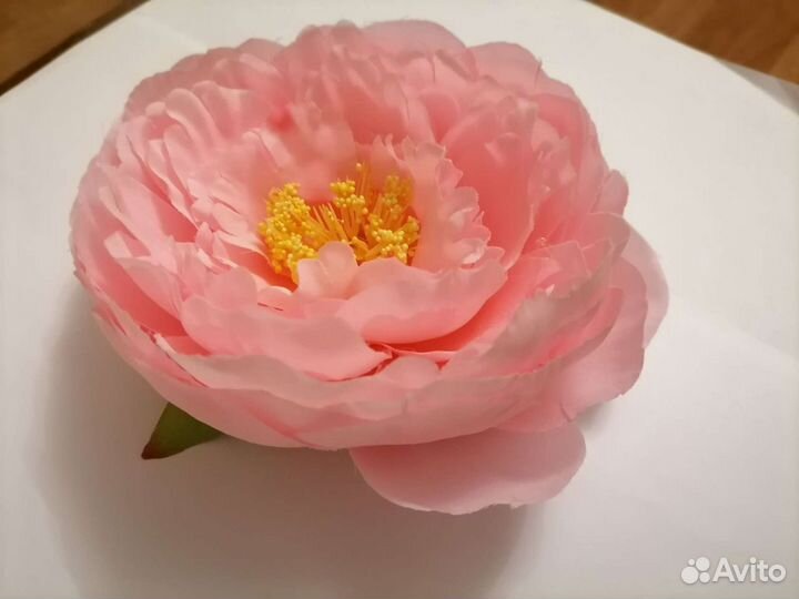 Заколка Пион 3 цвета