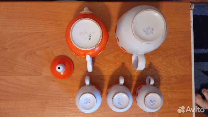 Сервиз чайный Полонский фарфоровый завод