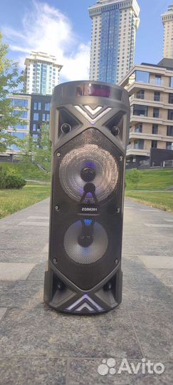 Блютуз колонка с караоке большая