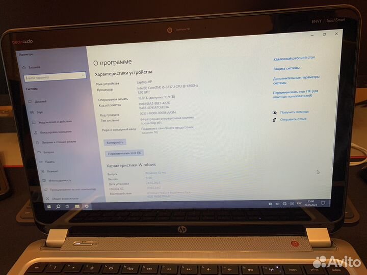 Ноутбук hp pavilion envy 4-1260er