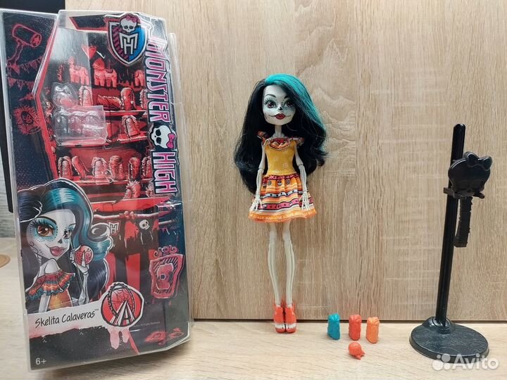 Кукла Монстер Хай Скелита Калаверас Скарнивал
