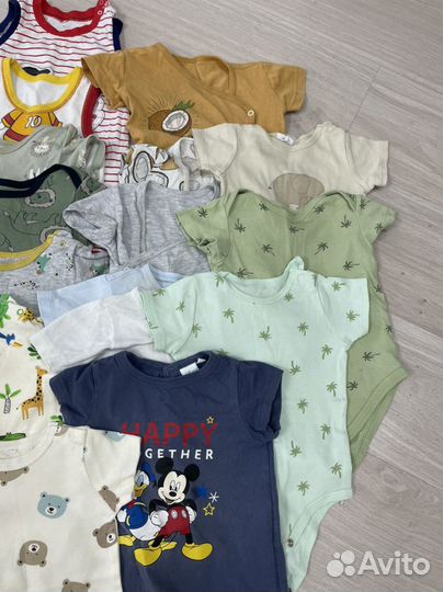 Боди без рукава 68-80