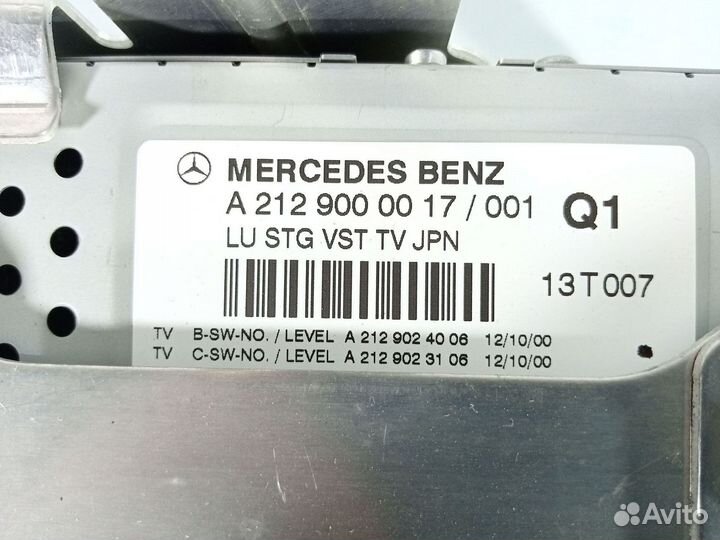 Блок TV магнитолы Mercedes W204/W212 из Японии