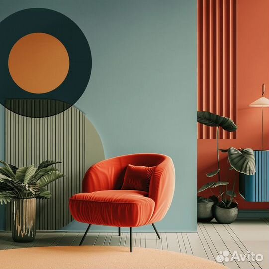 Яркий дизайн проект квартиры или дома