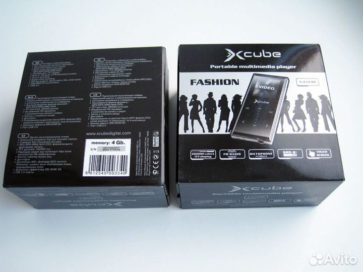 MP3 медиаплеер X-Cube X-410 Fashion США новый