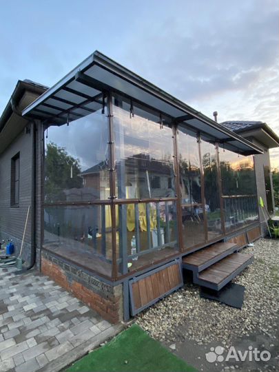 Мягкие окна для дома, кафе