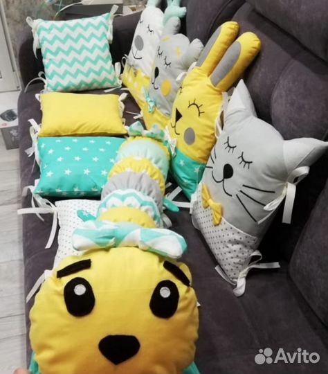 Бортики в кроватку