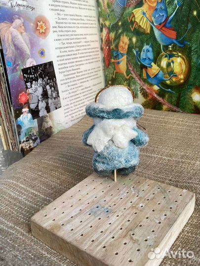 Ватные елочные игрушки