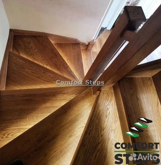 Шпонированные ступени для лестниц