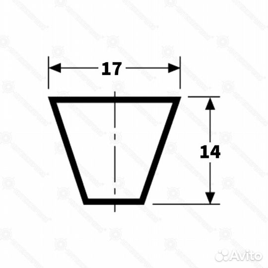 Ремень SPB 3750 (Powerclassic)