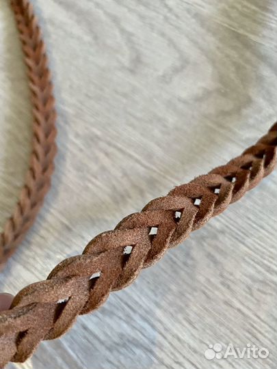 Поводок для маленьких собак/щенка нат. кожа