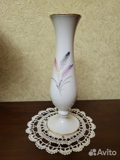 Винтажная фарфоровая ваза из Баварии