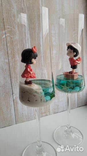 Свадебные фужеры для молодоженов