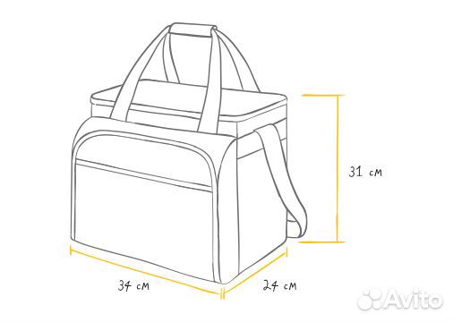 Сумка-холодильник с набором посуды Арктика (4 чел)