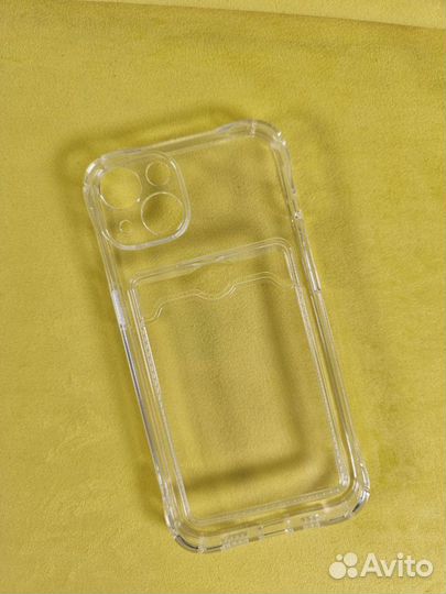 Чехол с карманом iPhone 13 Transparent