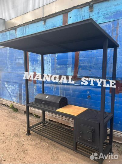 Беседка с мангалом