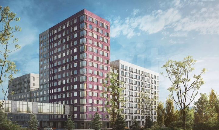 Квартира-студия, 34,1 м², 8/15 эт.