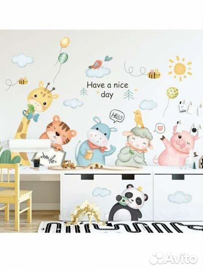 Интерьерная наклейка для детской комнаты