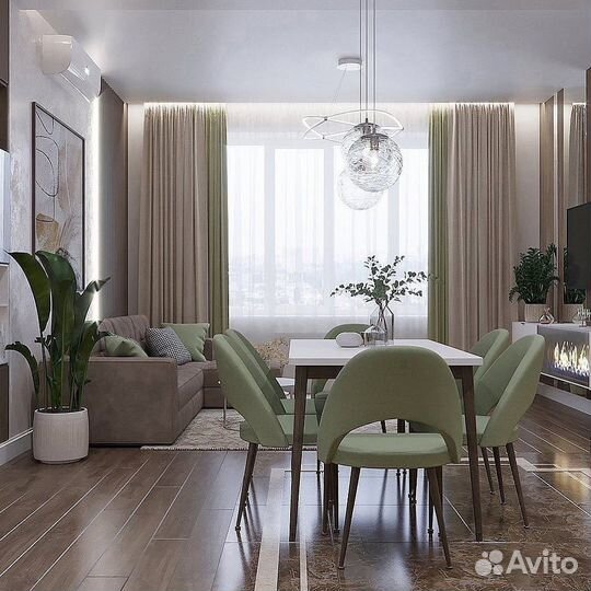 Пошив штор, чехлов