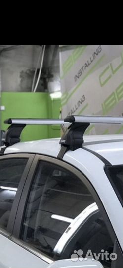 Багажник на рейлинги kia rio solaris