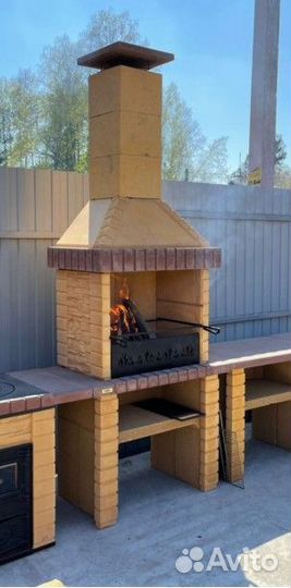 Печь-барбекю (мангал)