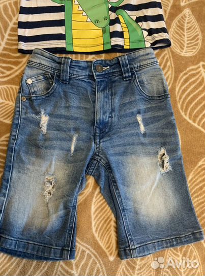 Летняя одежда пакетом для мальчика 6-7 лет