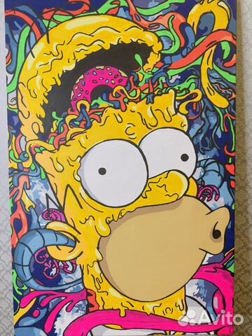 Картина маслом «Гомер»