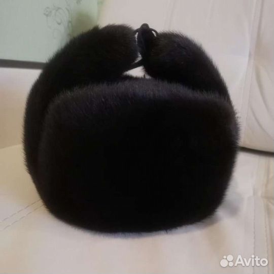 Норковая шапка мужская 60 размер