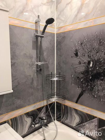 Эконом Ремонт ванной и туалета панелями пвх