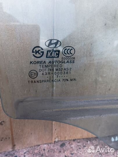 Стекло задней двери на Туксан 1